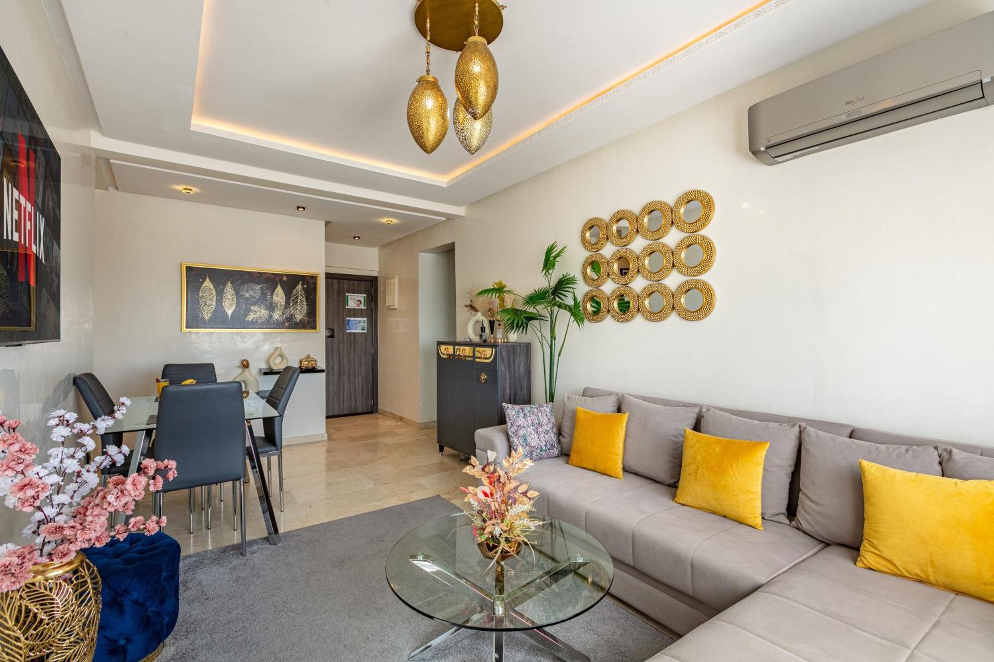 Cozy 2-Bedroom Apartment In Gueliz, Marrakech Marraquexe Exterior foto