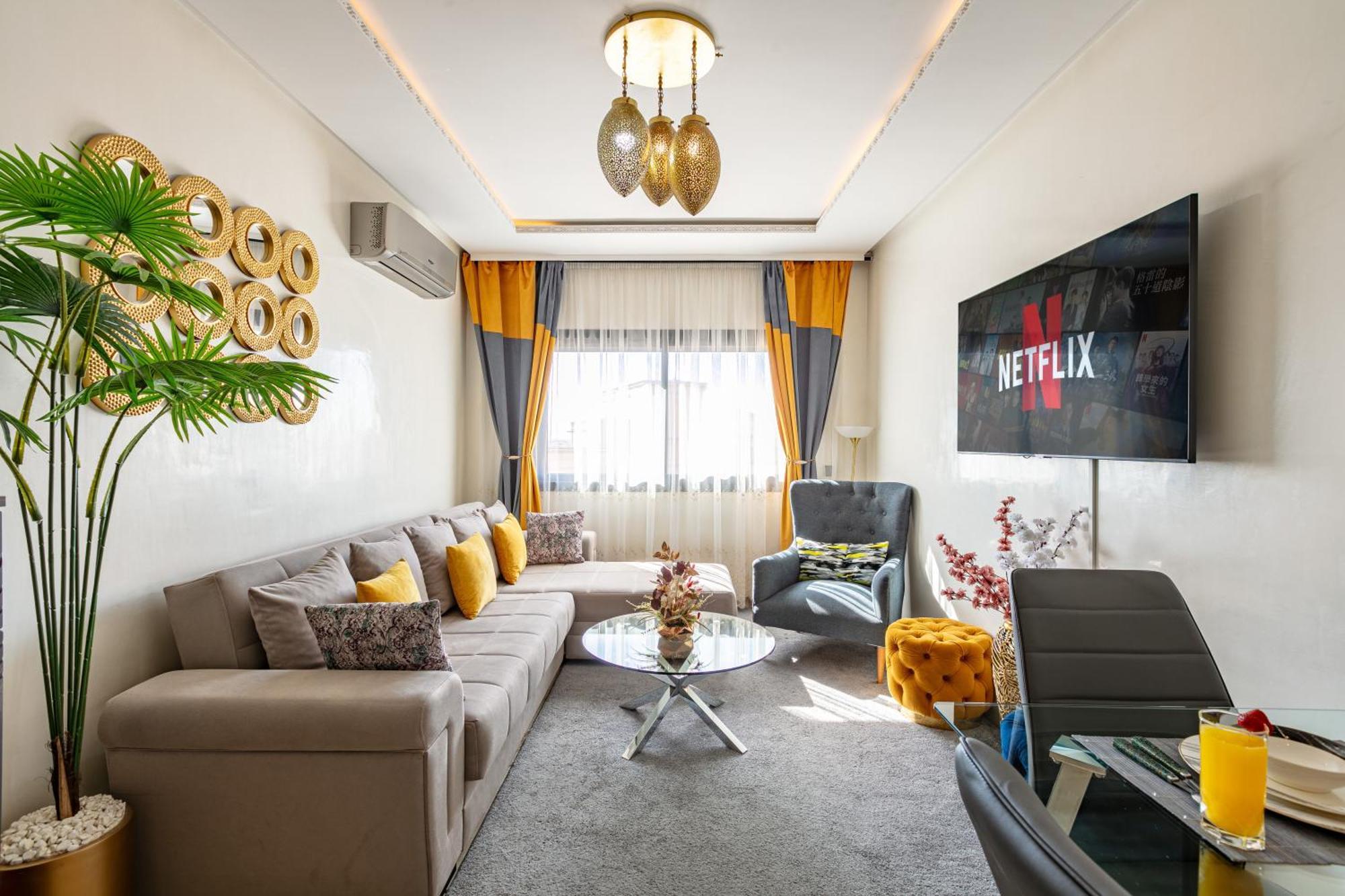 Cozy 2-Bedroom Apartment In Gueliz, Marrakech Marraquexe Exterior foto
