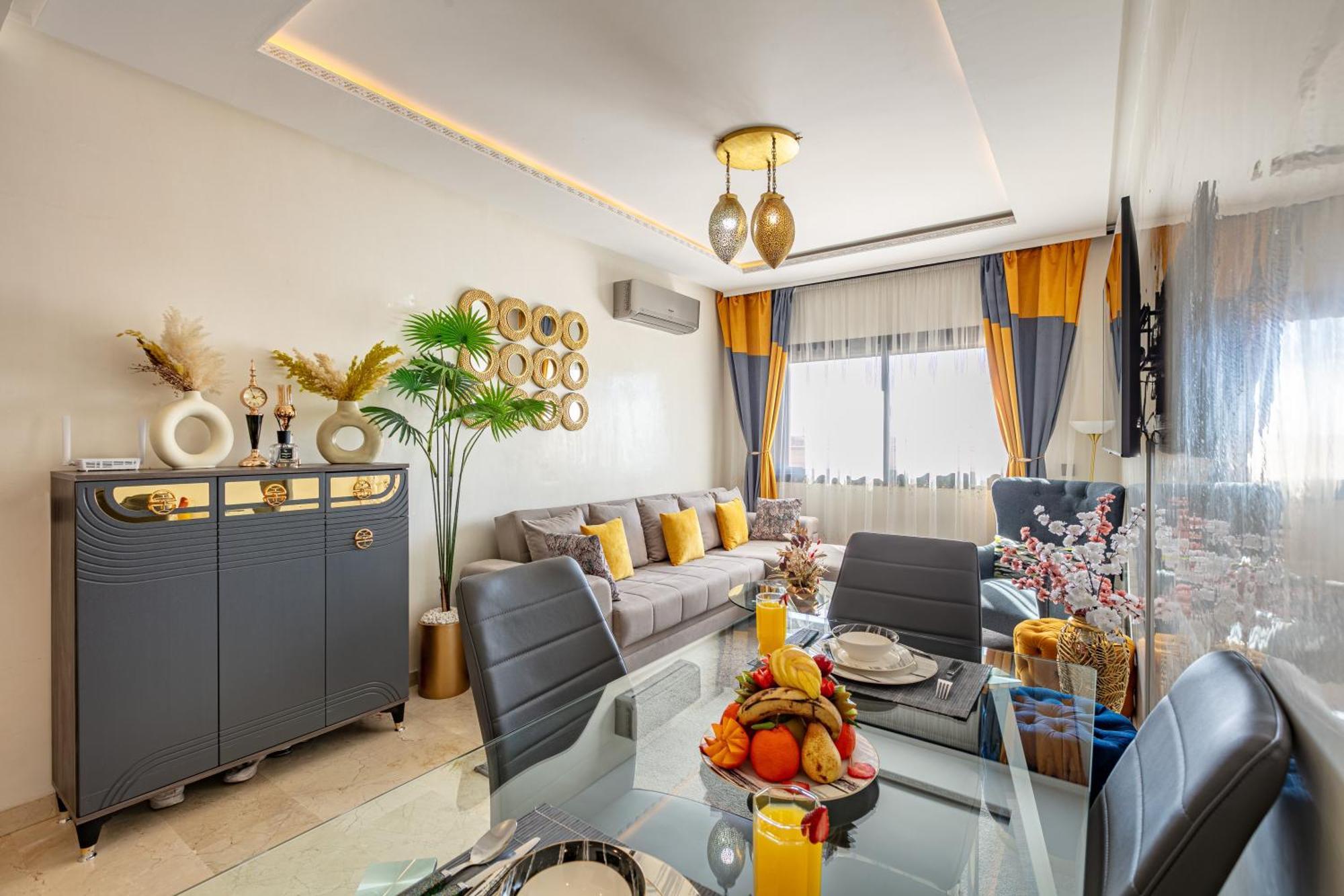 Cozy 2-Bedroom Apartment In Gueliz, Marrakech Marraquexe Exterior foto